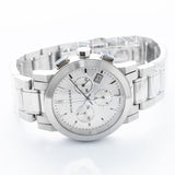  Shop Authentic Burberry The City White Dial Silver Steel Strap Watch for Men - BU9750 - Luxxuri