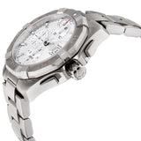 Shop Authentic Tag Heuer Aquaracer Caliber 16 Automatic Chronograph White Dial Silver Steel Strap Watch for Men - CAY2111.BA0927 - Luxxuri