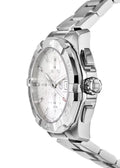  Shop Authentic Tag Heuer Aquaracer Caliber 16 Automatic Chronograph White Dial Silver Steel Strap Watch for Men - CAY2111.BA0927 - Luxxuri