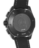  Shop Authentic Tag Heuer Aquaracer Automatic Chronograph Special Edition Titanium Grey Dial Black Leather Strap Watch for Men - CAY218B.FC6370 - Luxxuri