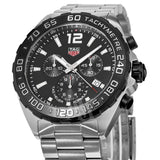  Shop Authentic Tag Heuer Formula 1 Chronograph Black Dial Silver Steel Strap Watch for Men - CAZ1010.BA0842 - Luxxuri