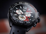  Shop Authentic Tag Heuer Formula 1 Indy 500 Limited Edition Chronograph Black Dial Black Rubber Strap Watch for Men - CAZ101AD.FT8024 - Luxxuri
