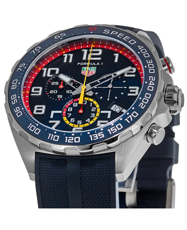  Shop Authentic Tag Heuer Formula 1 Red Bull Racing Chronograph Blue Dial Blue Rubber Strap Watch for Men - CAZ101AL.FT8052 - Luxxuri
