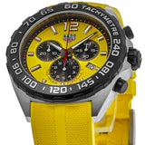  Shop Authentic Tag Heuer Formula 1 Chronograph Yellow Dial Yellow Rubber Strap Watch for Men - CAZ101AM.FT8054 - Luxxuri