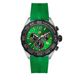  Shop Authentic Tag Heuer Formula 1 Chronograph Green Dial Green Rubber Strap Watch for Men - CAZ101AP.FT8056 - Luxxuri