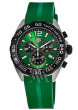  Shop Authentic Tag Heuer Formula 1 Chronograph Green Dial Green Rubber Strap Watch for Men - CAZ101AP.FT8056 - Luxxuri