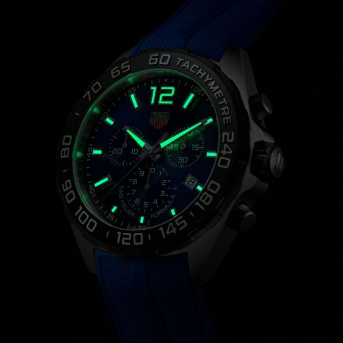  Shop Authentic Tag Heuer Formula 1 Chronograph Blue Dial Silver Steel Strap Watch for Men - CAZ101AV.BA0842 - Luxxuri