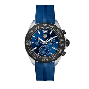  Shop Authentic Tag Heuer Formula 1 Chronograph Blue Dial Blue Rubber Strap Watch for Men - CAZ101AV.FT8077 - Luxxuri