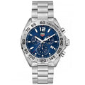 Tag Heuer Formula 1 Chronograph Blue Dial Silver Steel Strap Watch for Men - CAZ101K.BA0842