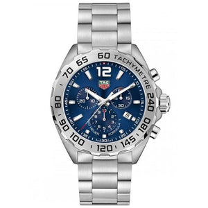  Shop Authentic Tag Heuer Formula 1 Chronograph Blue Dial Silver Steel Strap Watch for Men - CAZ101K.BA0842 - Luxxuri