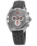  Shop Authentic Tag Heuer Formula 1 Manchester United Special Edition Grey Dial Black Silicone Strap Watch for Men - CAZ101M.FT8024 - Luxxuri