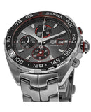  Shop Authentic Tag Heuer Formula 1 Chronograph Senna Grey Dial Silver Steel Strap Watch for Men - CAZ201D.BA0633 - Luxxuri