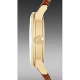  Shop Authentic Burberry The City Gold Dial Brown Leather Strap Watch for Women - BU9133 - Luxxuri