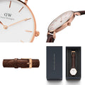  Shop Authentic Daniel Wellington Classic Petite Bristol White Dial Brown Leather Strap Watch For Women - DW00100171 - Luxxuri