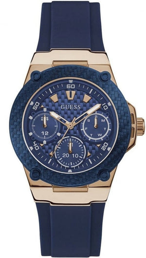  Shop Authentic Guess Zena Blue Dial Blue Silicone Strap Watch For Women - W1094L2 - Luxxuri