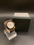  Shop Authentic Guess Limelight Quartz White Dial Black Leather Strap Watch For Women - W0775L9 - Luxxuri