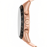  Shop Authentic Michael Kors Layton Chronograph Black Dial Rose Gold Steel Strap Watch For Men - MK8824 - Luxxuri