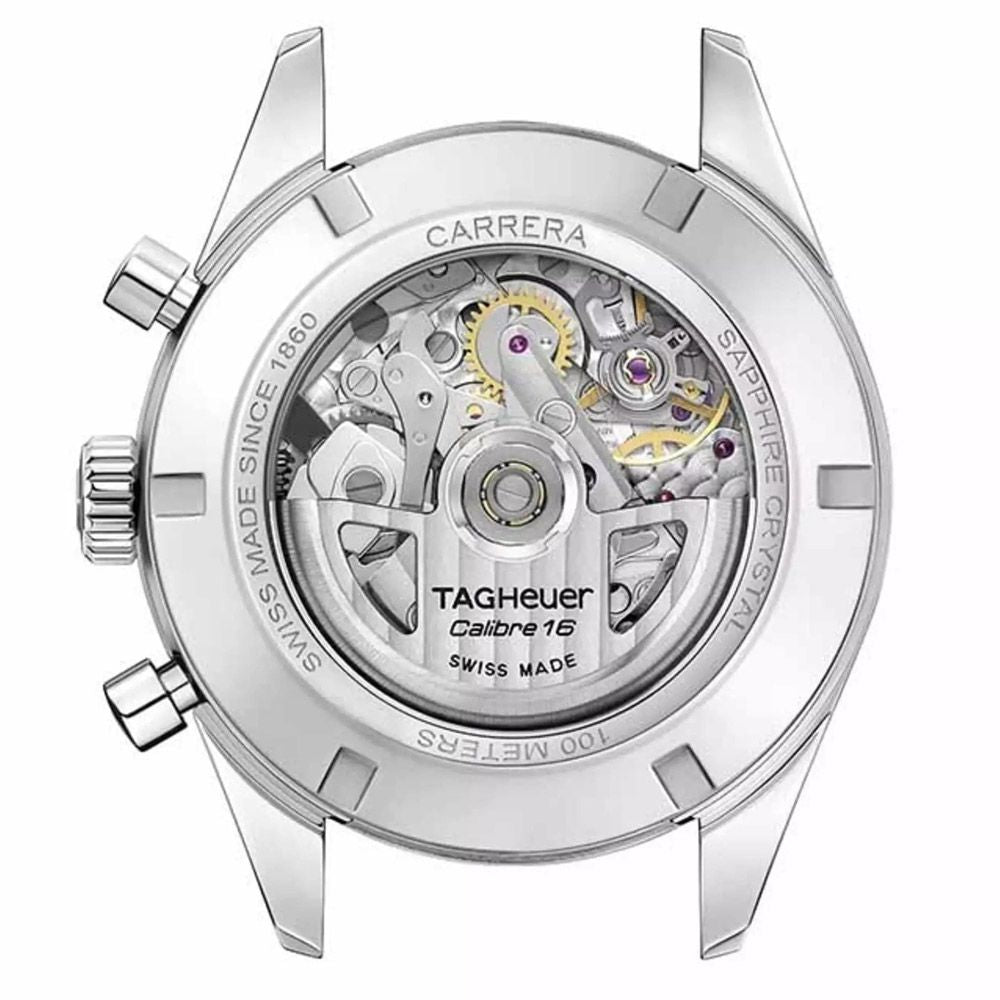  Shop Authentic Tag Heuer Carrera Chronograph 41mm Blue Dial Silver Steel Strap Watch for Men - CBK2112.BA0715 - Luxxuri