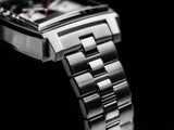  Shop Authentic Tag Heuer Monaco Automatic Chronograph Black Dial Silver Steel Strap Watch for Men - CBL2113.BA0644 - Luxxuri