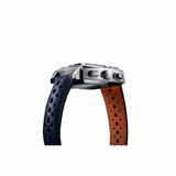  Shop Authentic Tag Heuer Monaco Gulf Automatic Chronograph Blue Dial Blue Leather Strap Watch for Men - CBL2115.FC6494 - Luxxuri