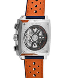  Shop Authentic Tag Heuer Monaco Gulf Automatic Chronograph Blue Dial Blue Leather Strap Watch for Men - CBL2115.FC6494 - Luxxuri