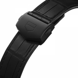  Shop Authentic Tag Heuer Monaco Automatic Chronograph Black Dial Black Leather Strap Watch for Men - CBL2180.FC6497 - Luxxuri