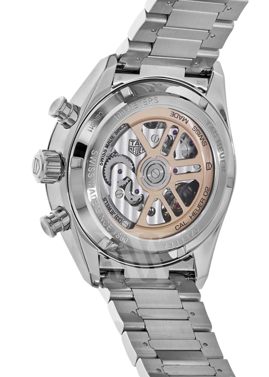  Shop Authentic Tag Heuer Carrera Chronograph Black Dial Silver Steel Strap Watch for Men - CBN2010.BA0642 - Luxxuri