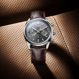  Shop Authentic Tag Heuer Carrera Chronograph Grey Dial Brown Leather Strap Watch for Men - CBN2012.FC6483 - Luxxuri