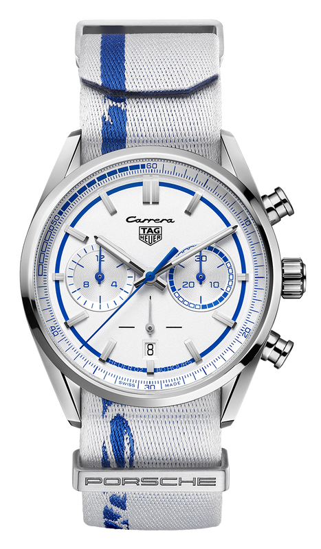  Shop Authentic Tag Heuer Carrera Porsche RS 2.7 Automatic Chronograph White Dial White Nylon Strap Watch for Men - CBN2016.EB0275 - Luxxuri