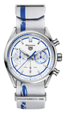  Shop Authentic Tag Heuer Carrera Porsche RS 2.7 Automatic Chronograph White Dial White Nylon Strap Watch for Men - CBN2016.EB0275 - Luxxuri