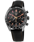  Shop Authentic Tag Heuer Carrera Year of The Rabbit Automatic Chronograph Black Dial Black Leather Strap Watch for Men - CBN2A1L.FC6521 - Luxxuri