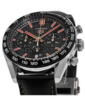  Shop Authentic Tag Heuer Carrera Year of The Rabbit Automatic Chronograph Black Dial Black Leather Strap Watch for Men - CBN2A1L.FC6521 - Luxxuri
