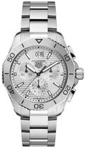  Shop Authentic Tag Heuer Aquaracer Professional 200 Date White Dial Silver Steel Strap Watch for Men - CBP1111.BA0627 - Luxxuri
