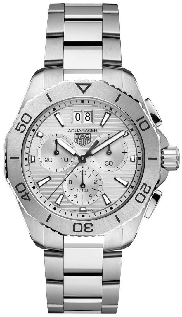  Shop Authentic Tag Heuer Aquaracer Professional 200 Date White Dial Silver Steel Strap Watch for Men - CBP1111.BA0627 - Luxxuri