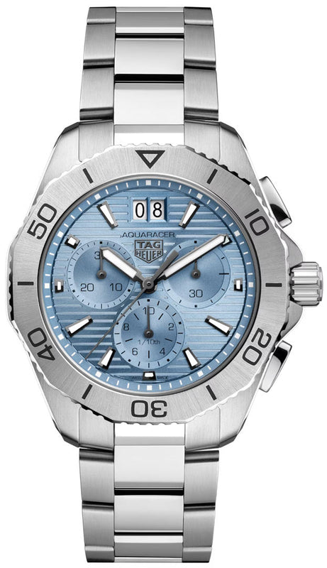  Shop Authentic Tag Heuer Aquaracer Professional 200 Date Blue Dial Silver Steel Strap Watch for Men - CBP1112.BA0627 - Luxxuri