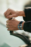  Shop Authentic Tag Heuer Carrera Skipper Automatic Chronograph Blue Dial Blue Nylon Strap Watch for Men - CBS2213.FN6002 - Luxxuri