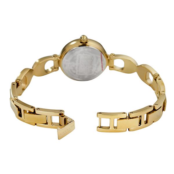 Coach Park Diamonds Gold Dial Gold Steel Strap Watch for Women - 14503171