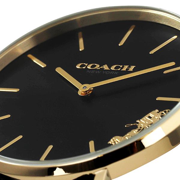  Shop Authentic Coach Perry Black Dial Black Leather Strap Watch for Women - 14503333 - Luxxuri
