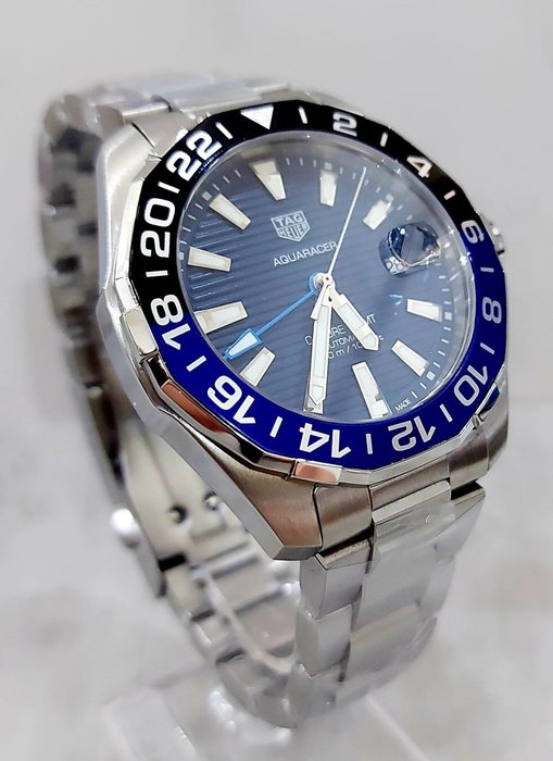  Shop Authentic Tag Heuer Aquaracer Blue Dial Watch for Men - WAY201T.BA0927 - Luxxuri