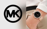  Shop Authentic Michael Kors Darci Black Dial Rose Gold Steel Strap Watch for Women - MK3402 - Luxxuri