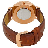  Shop Authentic Daniel Wellington Classic St Mawes White Dial Brown Leather Strap Watch For Men - DW00100006 - Luxxuri