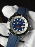  Shop Authentic Breitling Superocean Automatic 44 Blue Dial Blue Rubber Strap Watch for Men - A17376211C1S1 - Luxxuri