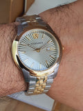 Shop Authentic Versace V-Urban Quartz Silver Dial Two Tone Steel Strap Watch for Men - VELQ00519 - Luxxuri