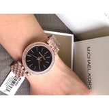  Shop Authentic Michael Kors Darci Black Dial Rose Gold Steel Strap Watch for Women - MK3402 - Luxxuri