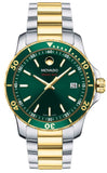  Shop Authentic Movado Series 800 Green Dial Two Tone Steel Strap Watch for Men - 2600147 - Luxxuri