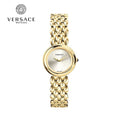  Shop Authentic Versace V Flare Diamonds Silver Dial Gold Steel Strap Watch for Women - VEBN00918 - Luxxuri