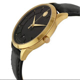  Shop Authentic Movado 1881 Automatic Black Dial Black Leather Strap Watch For Men - 606875 - Luxxuri