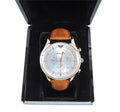  Shop Authentic Emporio Armani Quartz Silver Dial Brown Leather Strap Watch For Men - AR11043 - Luxxuri