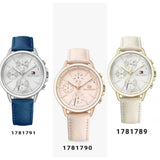  Shop Authentic Tommy Hilfiger Carly Cream Dial Cream Leather Strap Watch for Women -1781789 - Luxxuri