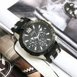  Shop Authentic Guess Oasis Black Dial Black Rubber Strap Watch for Men - W0366G1 - Luxxuri